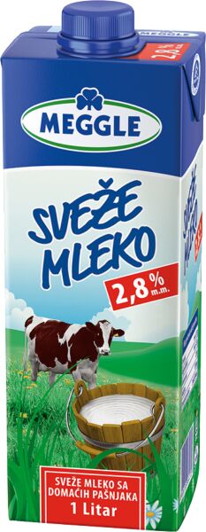 Slika za Mleko sveže 2.8%mm Meggle 1l