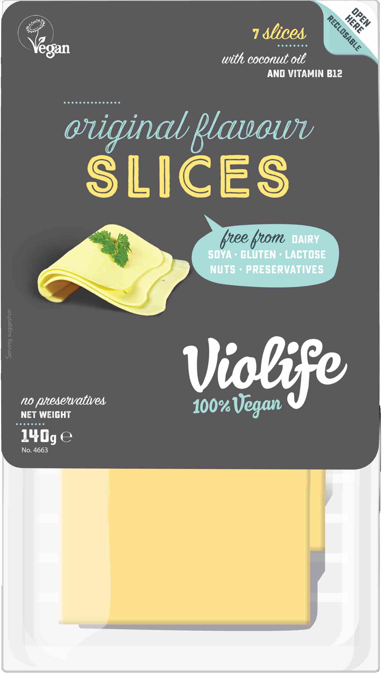Slika za Analogni tip sira sečeni Violife 140g