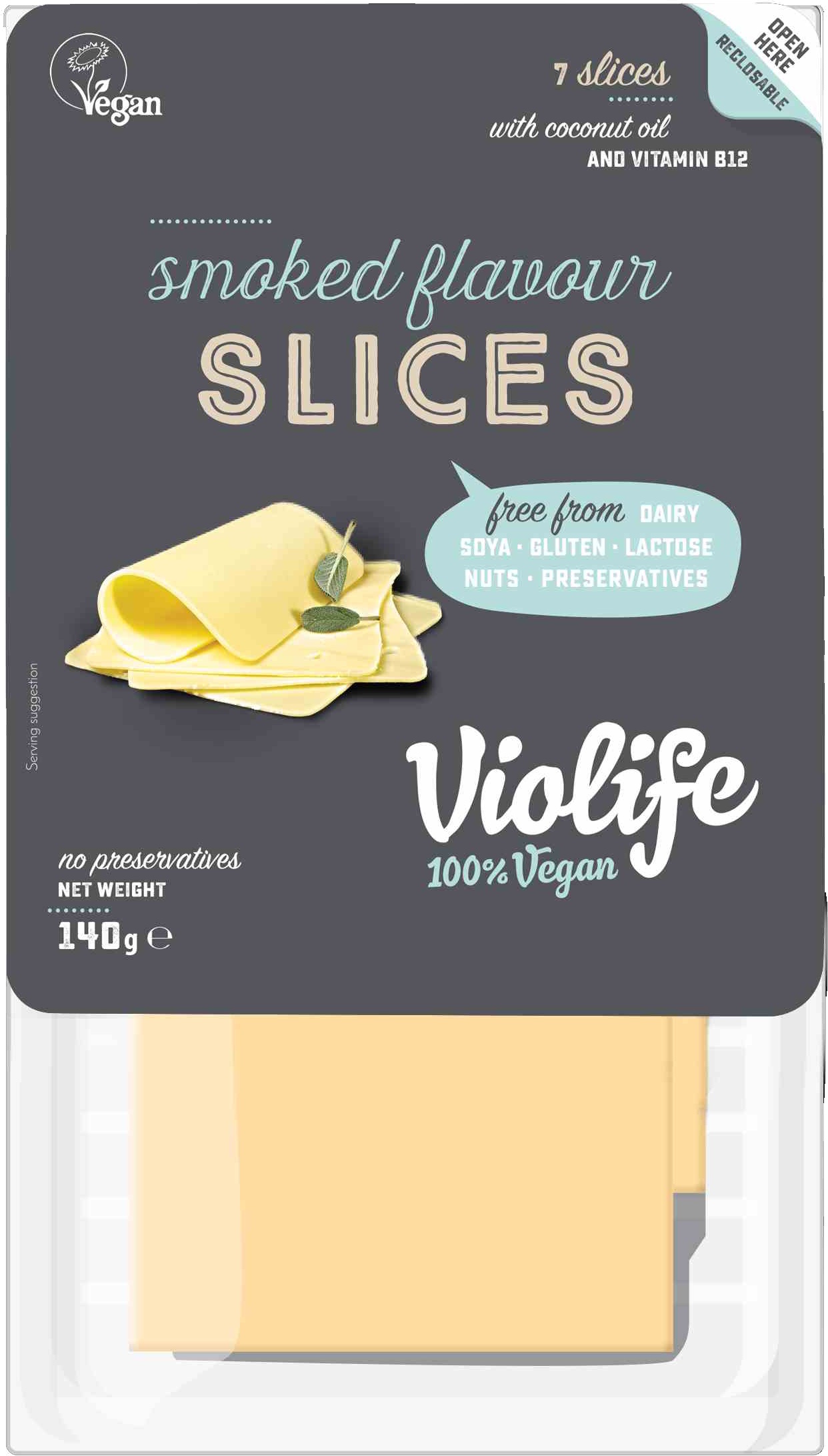 Slika za Analogni tip sira dimljeni sečeni Violife 140g
