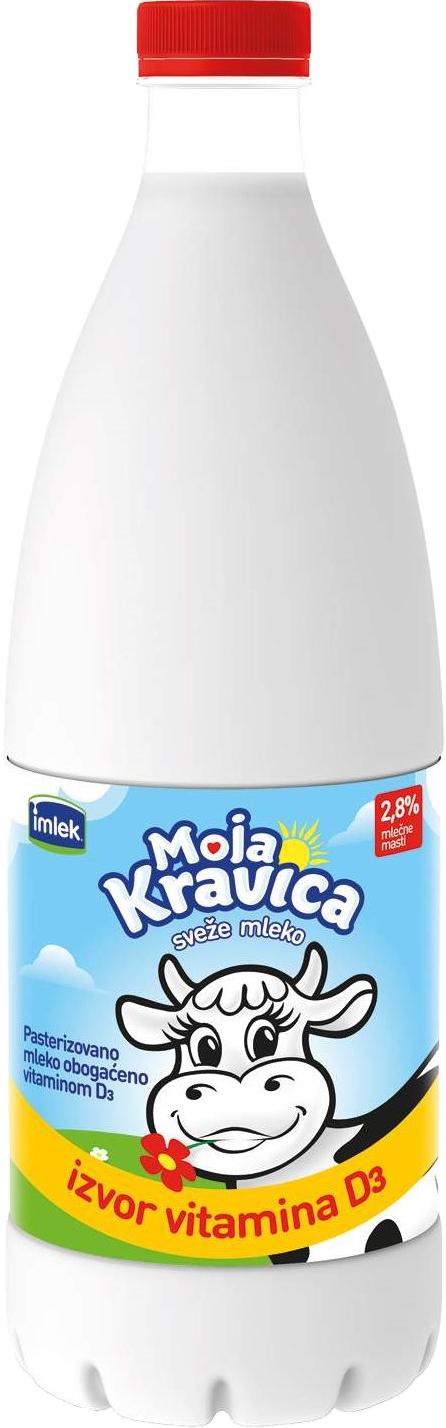 Slika za Sveže mleko 2.8% mm Moja Kravica sa D3 vitaminom 1.463l