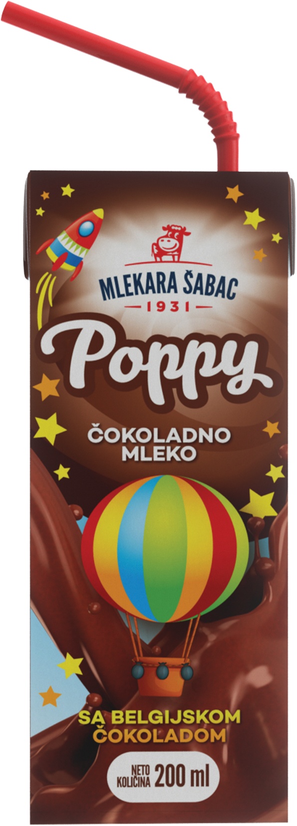 Slika za Napitak mlečni čokolada Poppy 200ml