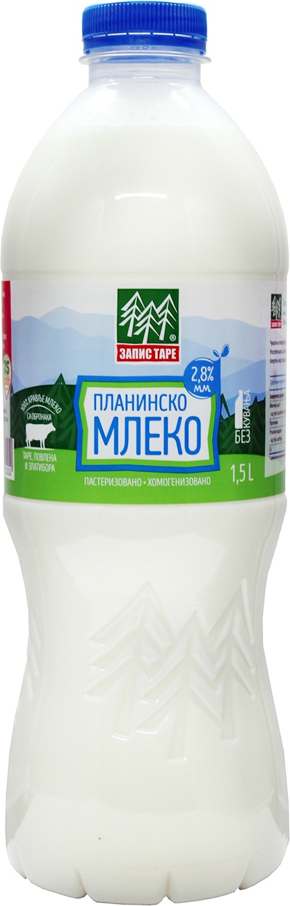 Slika za Pasterizovano mleko 2.8%mm Zapis Tare 1.5l