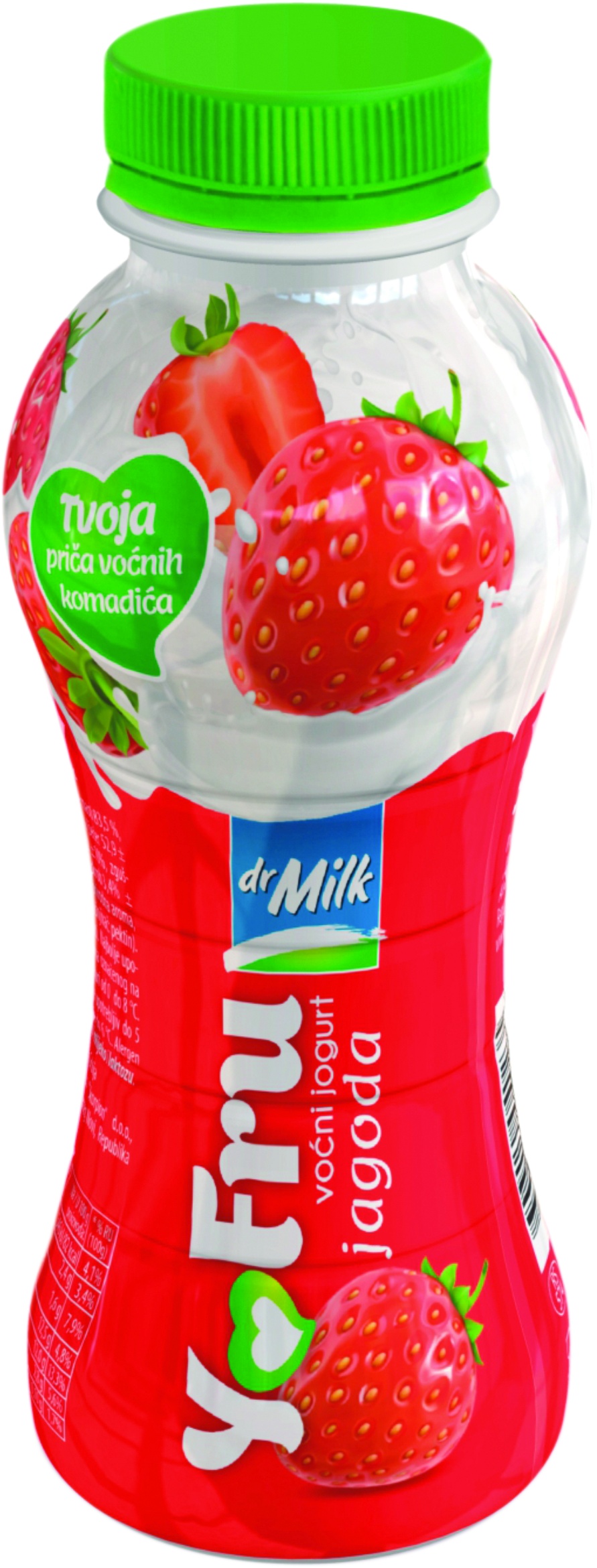 Slika za Voćni jogurt jagoda Dr Milk 330g