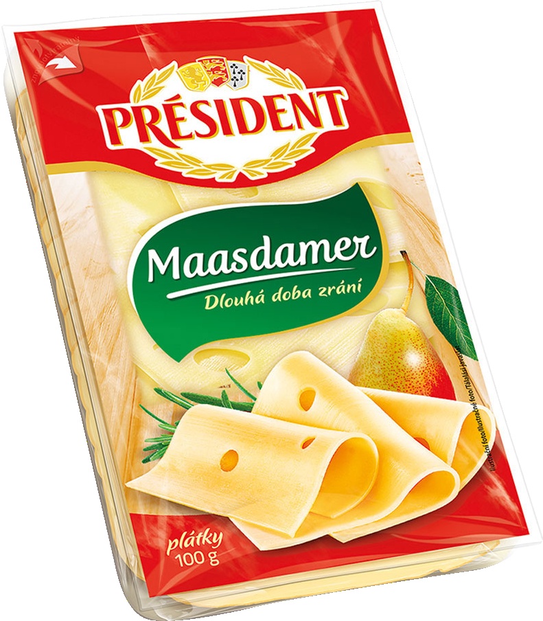 Slika za Sir Maasdamer President slajs 100g