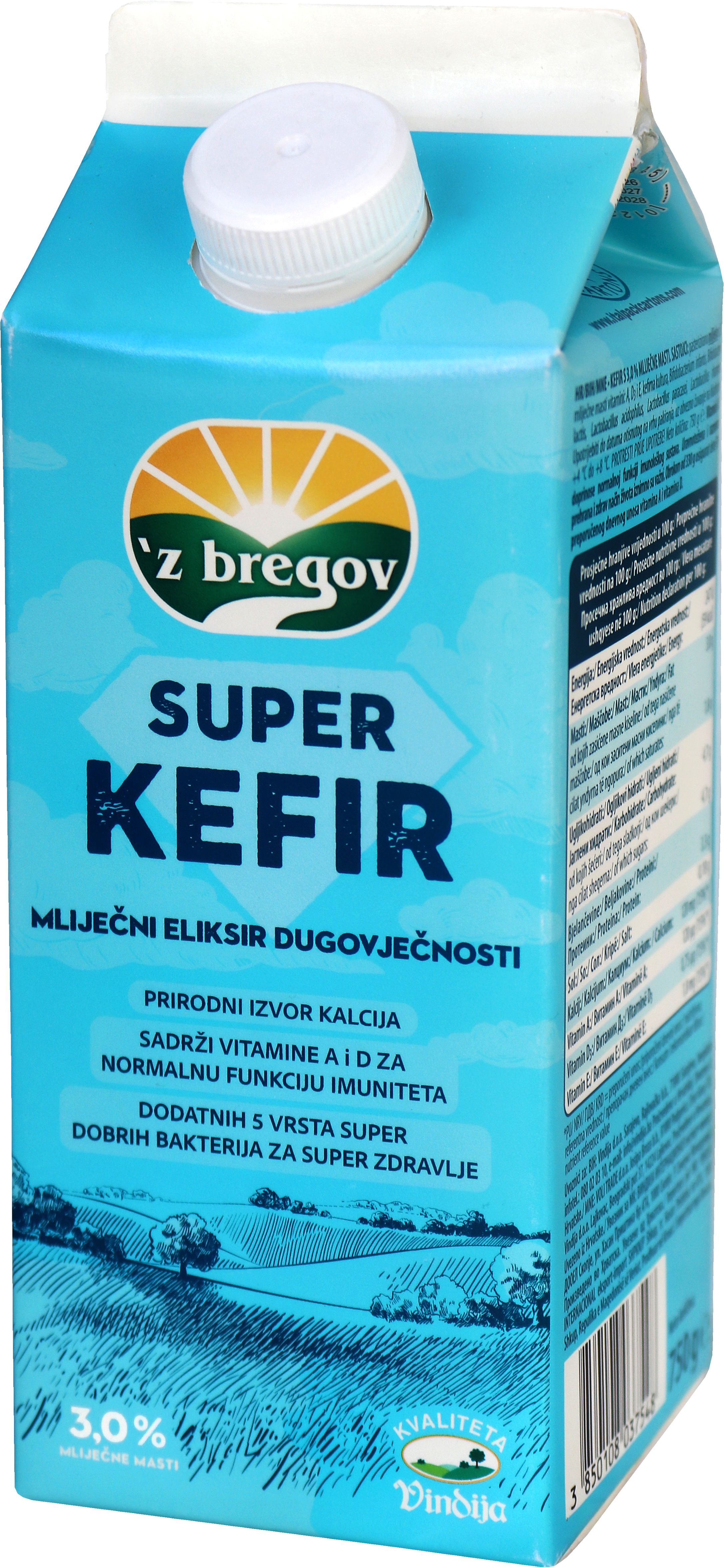 Slika za Kefir super 3%mm Z Bregov 750g