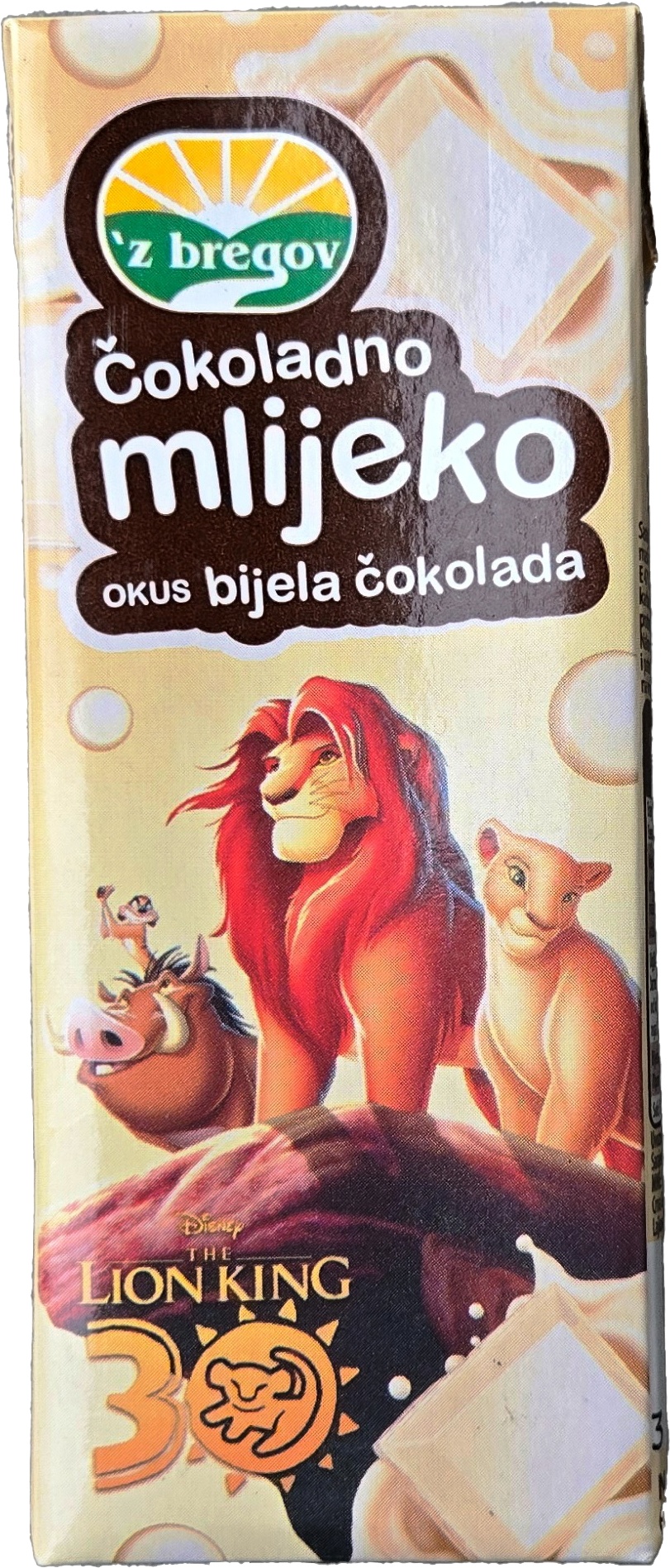 Slika za Mleko čokoladno bela čokolada Disney Z'bregov 200ml