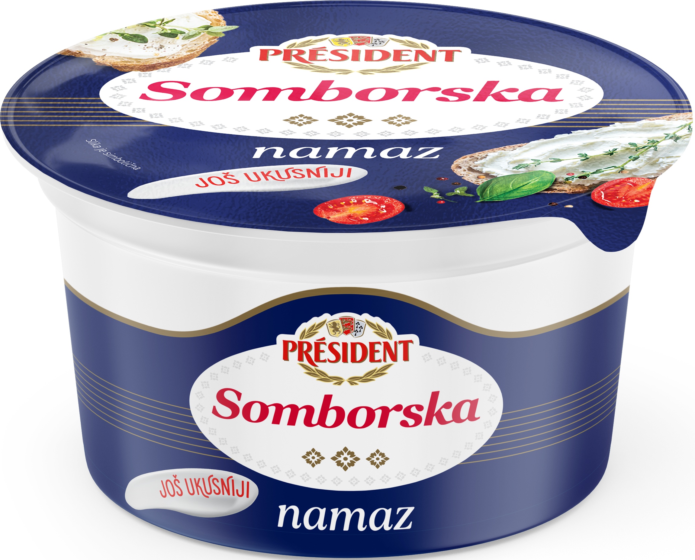 Slika za Sirni namaz somborska President 200g
