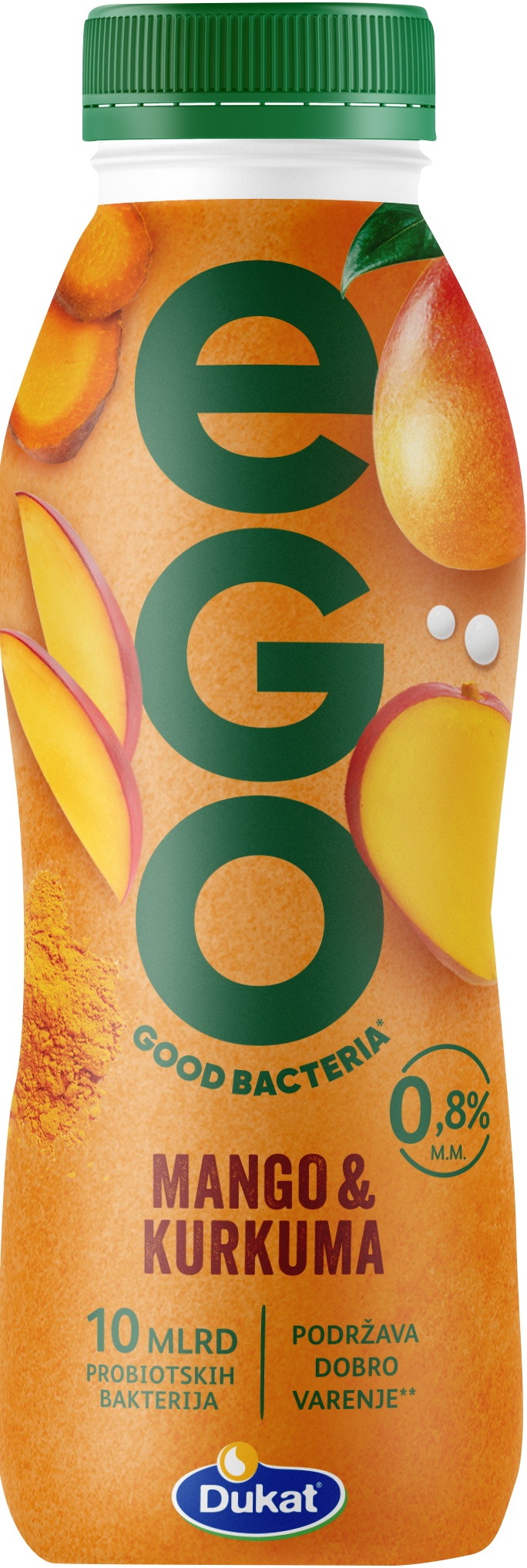 Slika za Voćni jogurt mango kurkuma Ego 330g