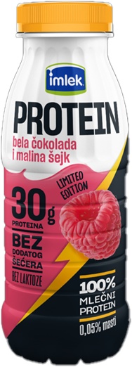 Slika za Proteinski šejk bela čokolada malina Imlek 0.3l