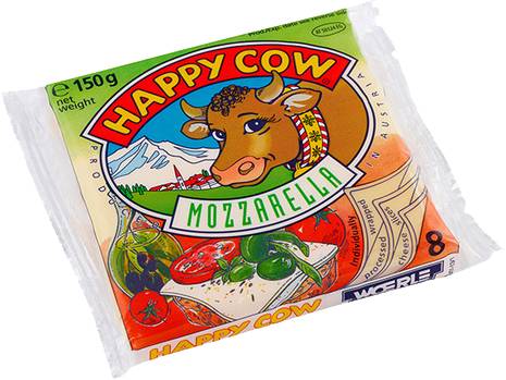 Slika za Topljeni sir mocarela Happy cow 150g