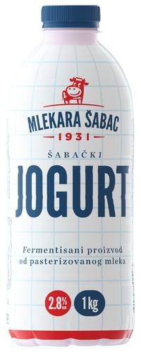 Slika za Jogurt 2,8%mm Mlekara Šabac pet 1kg