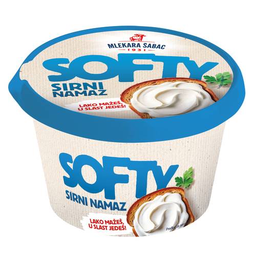 Slika za Sirni namaz softy 60%mm Mlekara Šabac 200g