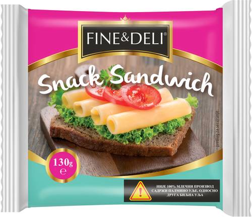 Slika za Sendvič listići sira Fine 130g