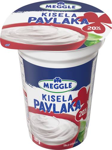 Slika za Pavlaka kisela u čaši 20%mm Meggle 180g
