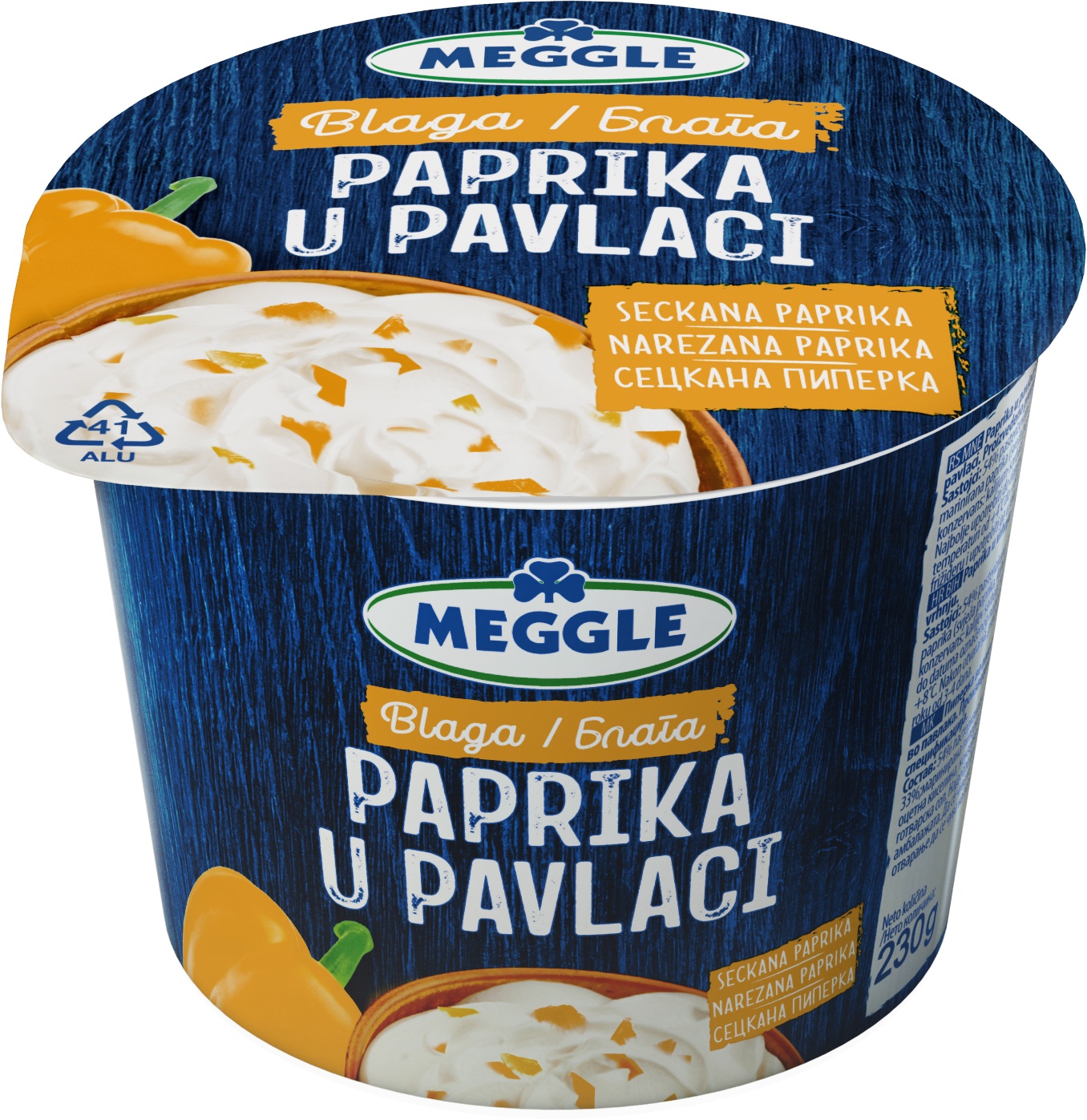 Slika za Paprika u pavlaci seckana blaga Meggle 230g