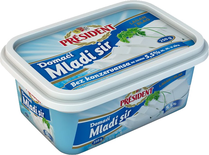 Slika za Mladi sir domaći President 250g