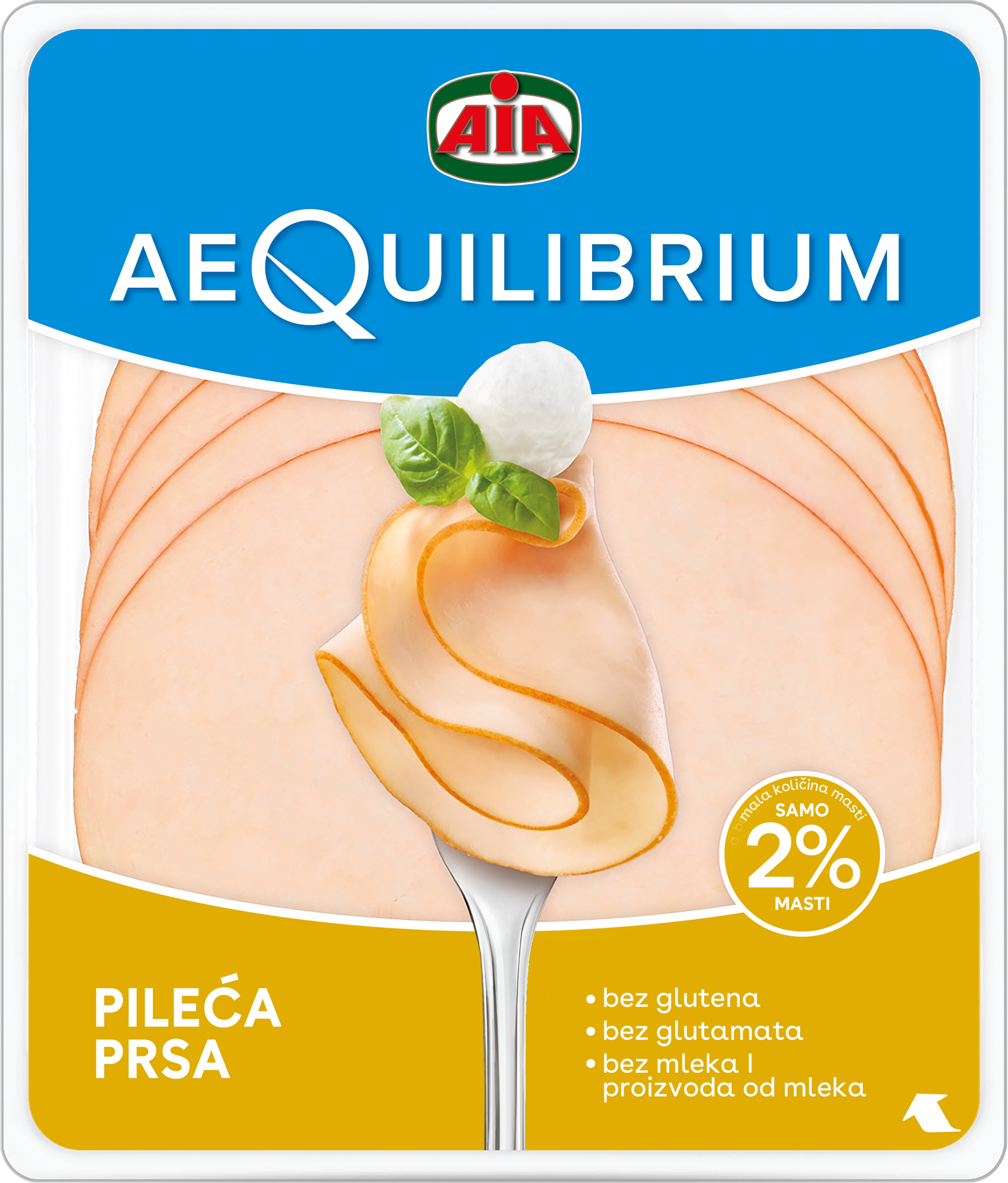 Slika za Prsa pileća dimljena Aia 100g