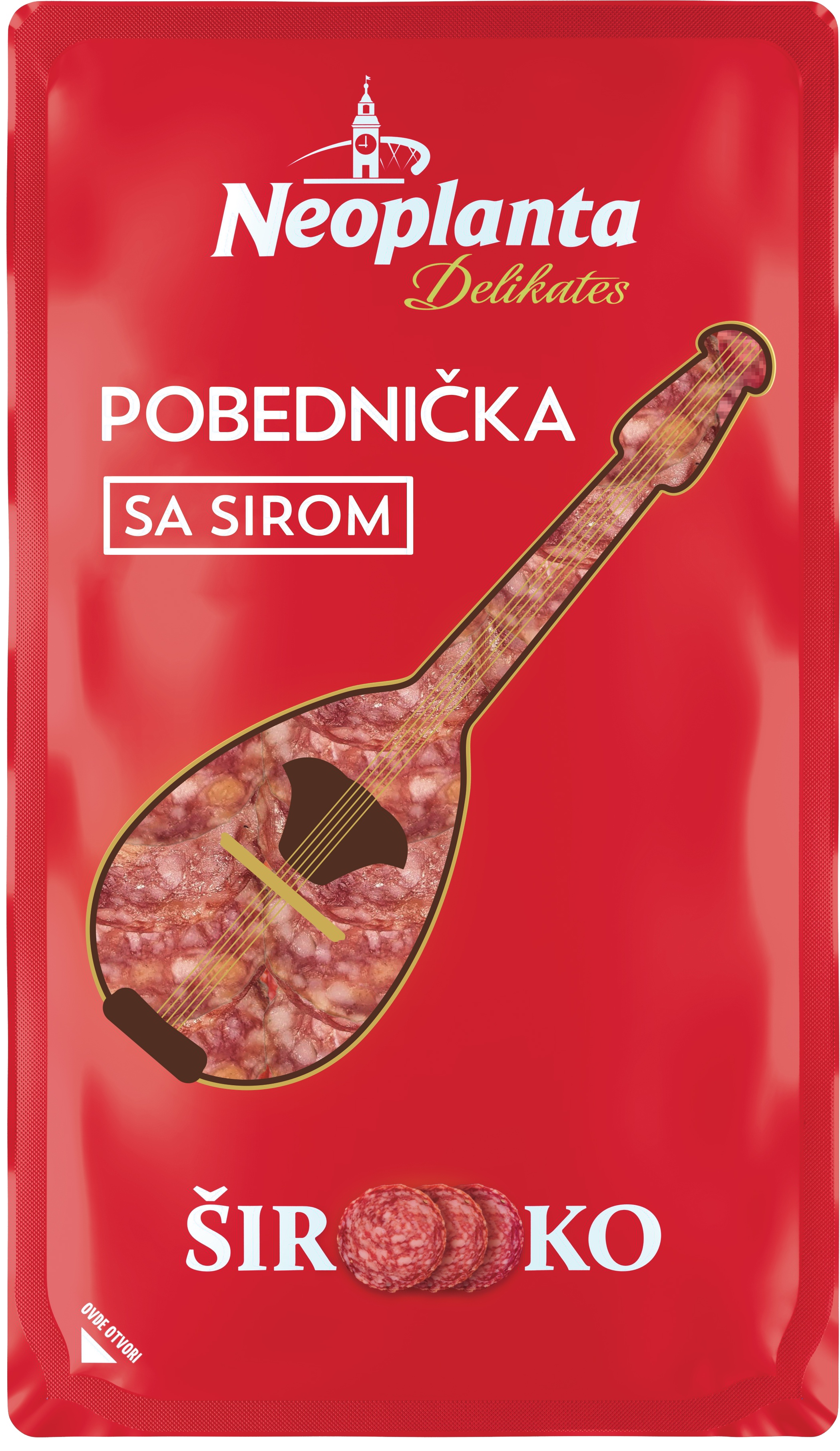 Slika za Kobasica sa sirom Pobednička Neoplanta 100g