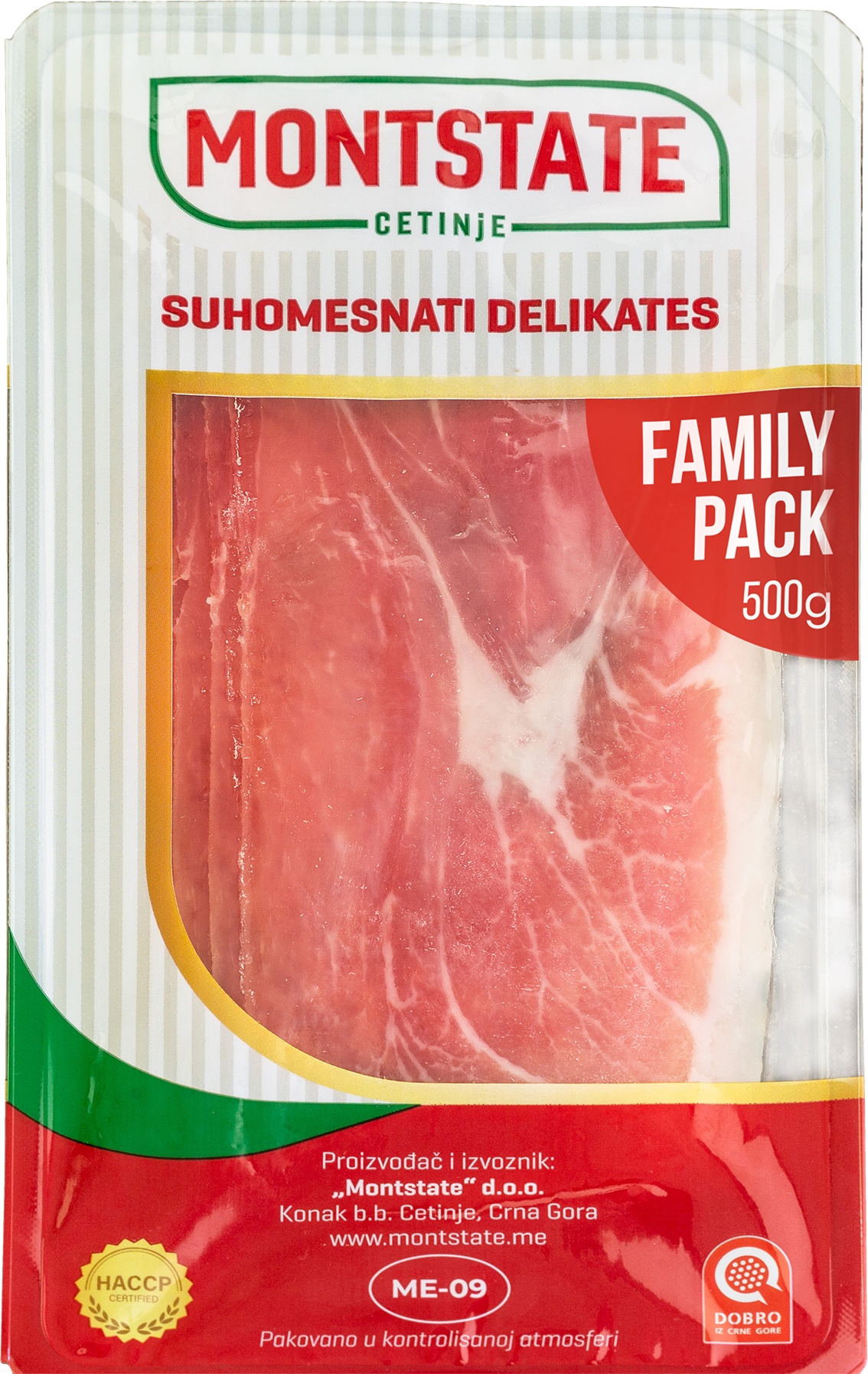 Slika za Pršut rezani Monstate 500g