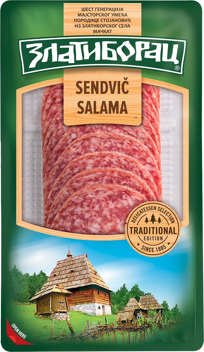 Slika za Sendvič salama Zlatiborac slajs 100g