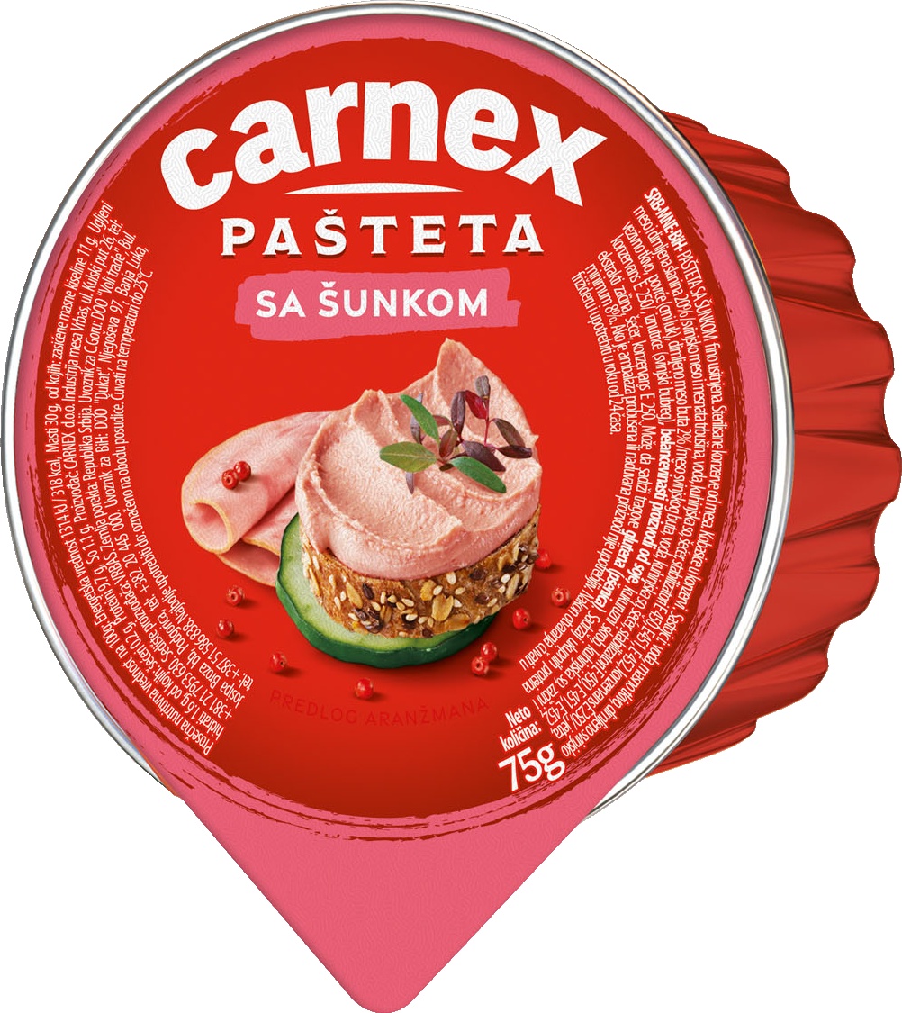 Slika za Pašteta sa šunkom Carnex 75g