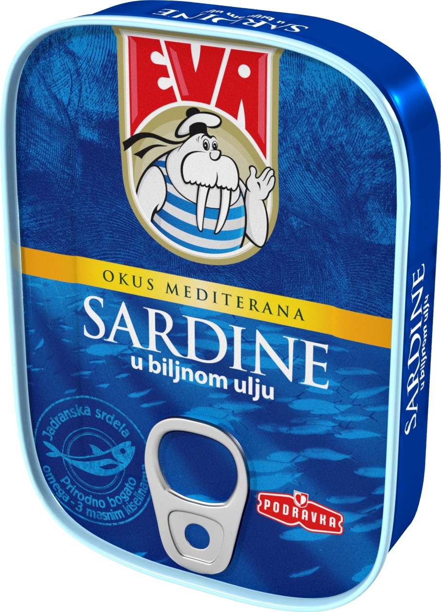 Slika za Sardina u biljnom ulju Eva 115g
