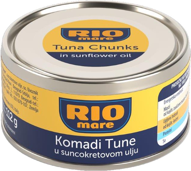 Slika za Tuna u biljnom ulju chunks Rio Mare 160g