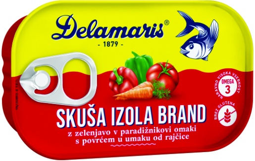 Slika za Skuša sa povrćem Delamaris 115g