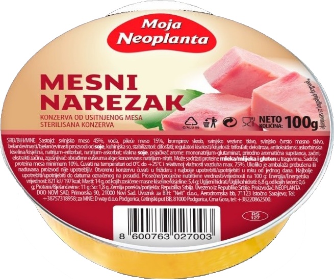 Slika za Narezak mesni Neoplanta 100g