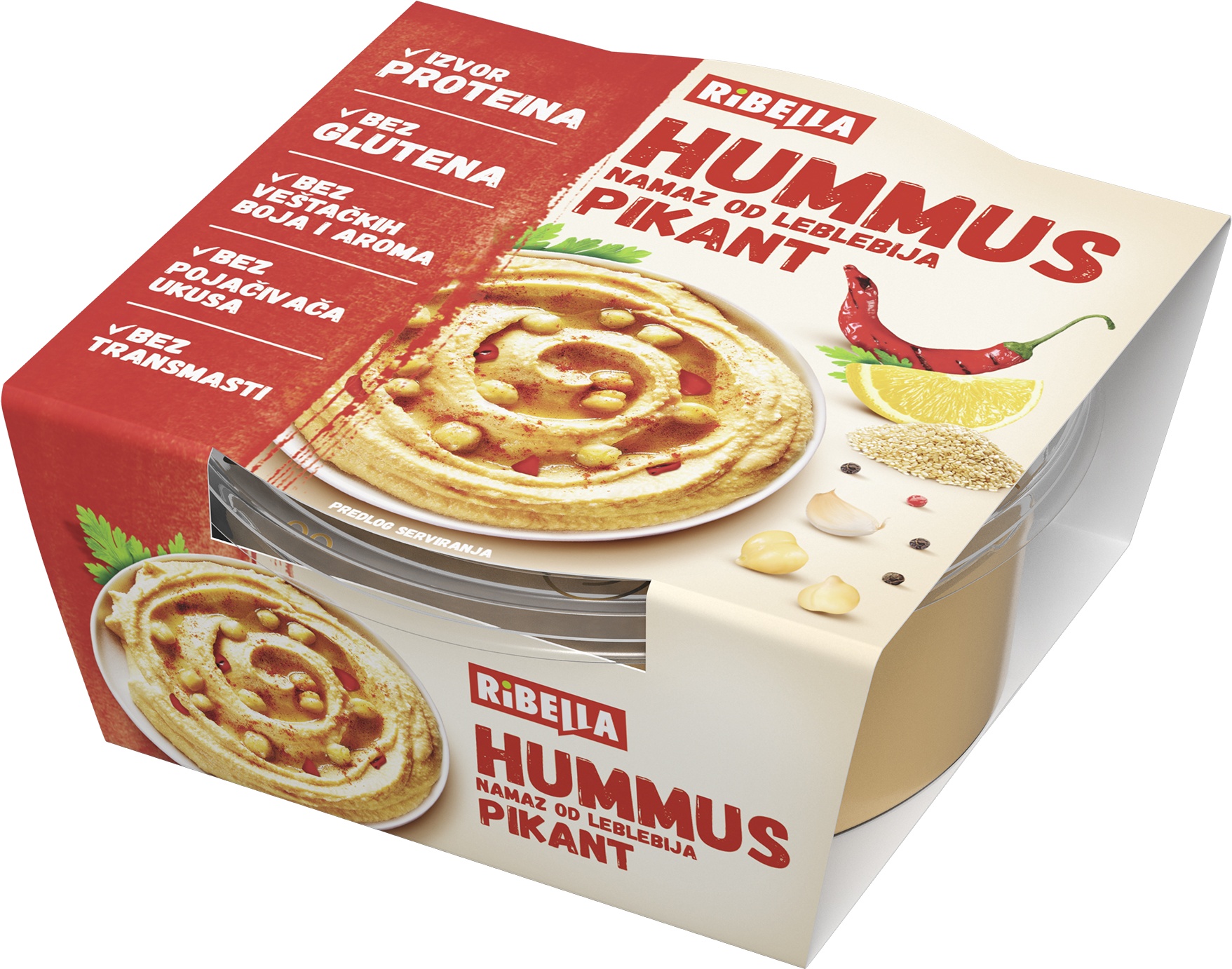 Slika za Hummus pikant Ribella 200g