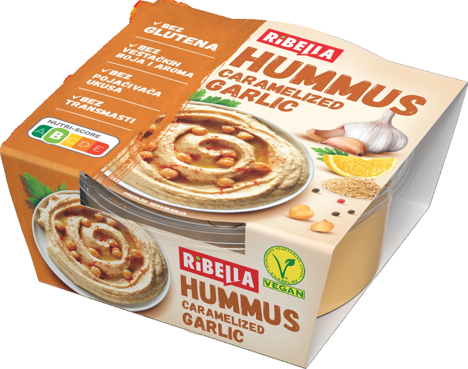 Slika za Humus caramelized garlic Ribella 200g