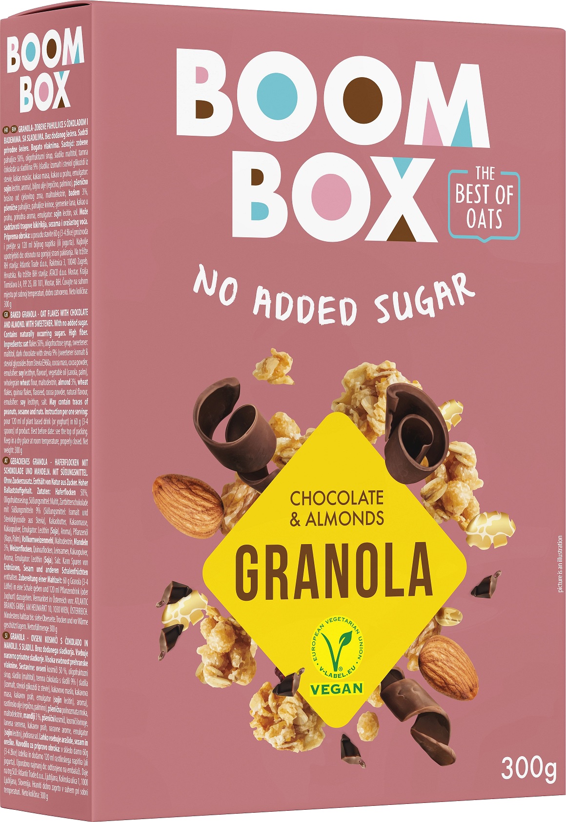Slika za Ovsena kasa čokolada granola Boom box 300g