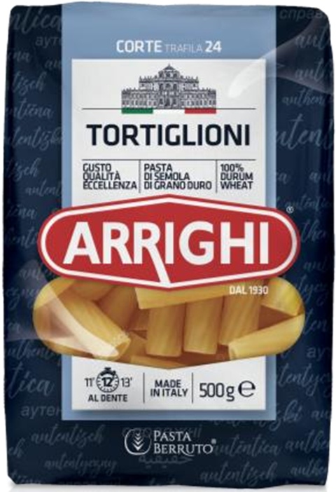 Slika za Testenina tortiglioni Arrighi 500g