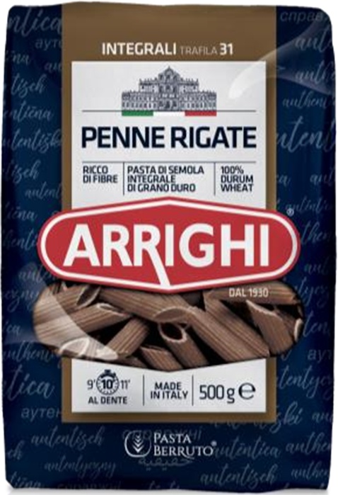 Slika za Testenina integralna penne rigate Arrighi 500g