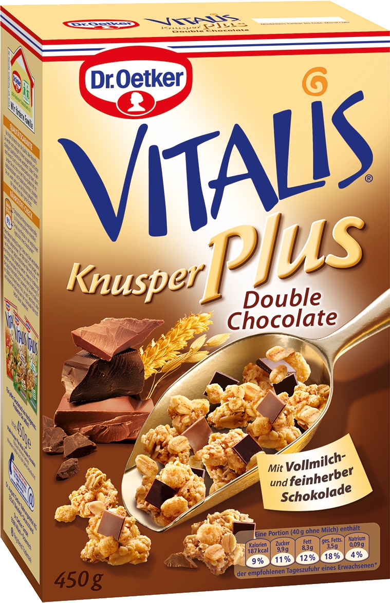 Slika za Musli krispi plus dve vrste čokolade Vitalis 450g