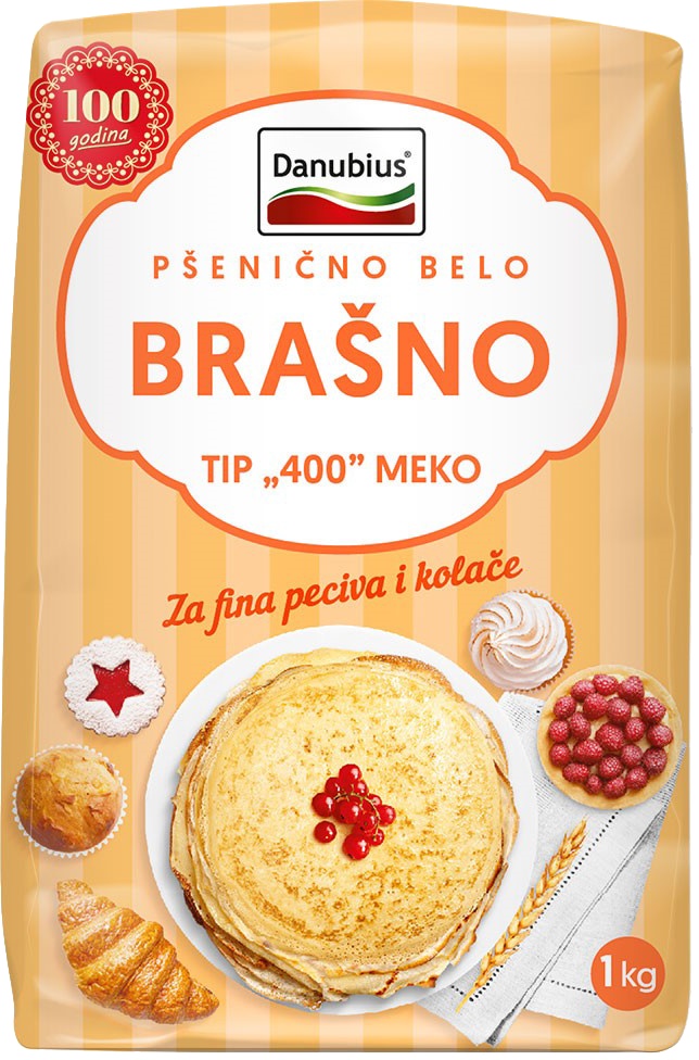 Slika za Brašno meko T-400 Danubius 1kg