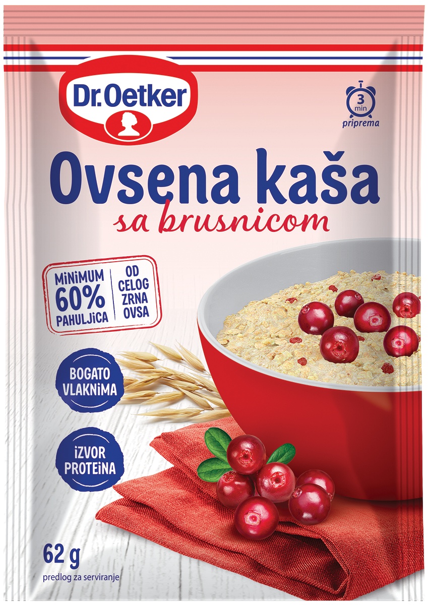 Slika za Ovsena kaša sa brusnicom Dr. Oetker 62g