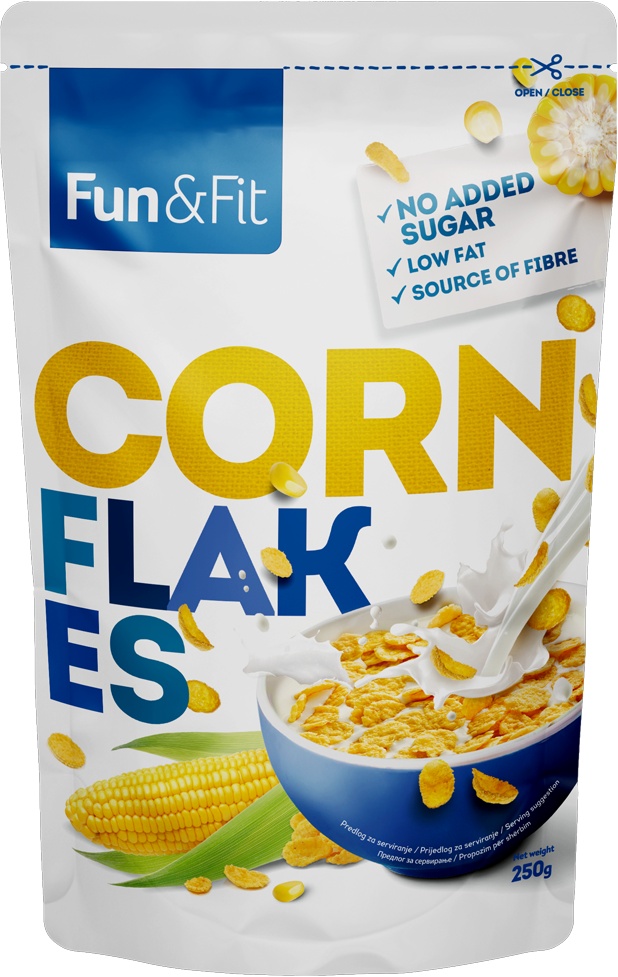 Slika za Pahuljice kukuruzne corn flakes Fun&Fit 250g