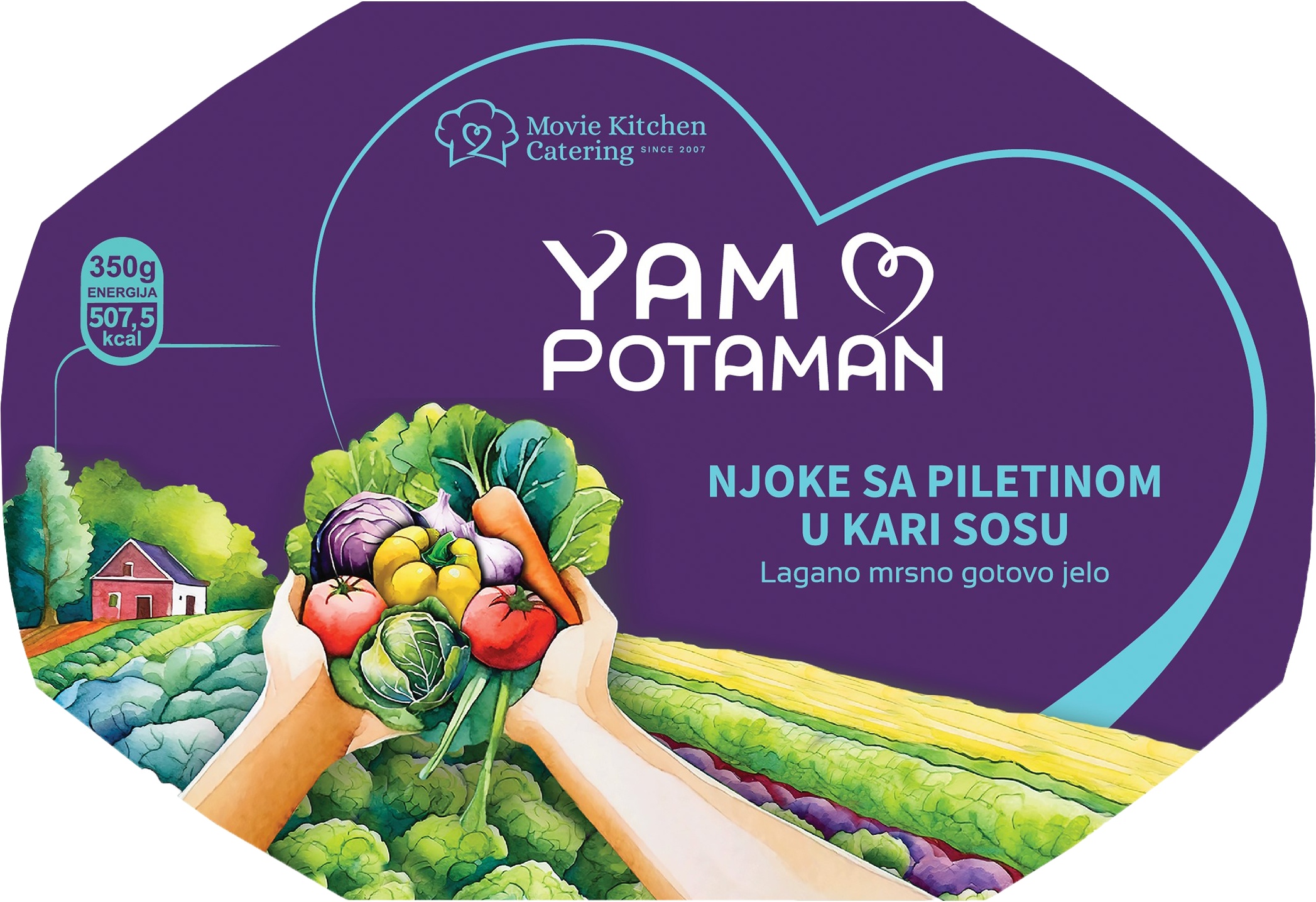 Slika za Njoke sa piletinom u kari sosu Yam Potaman 350g