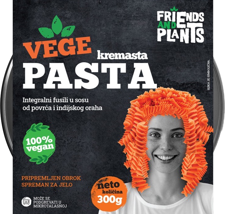 Slika za Gotovo jelo pasta kremasta vege Friends&Plants 300g
