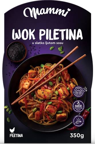 Slika za Wok piletina u slatko-ljutom sosu Mammi 350g