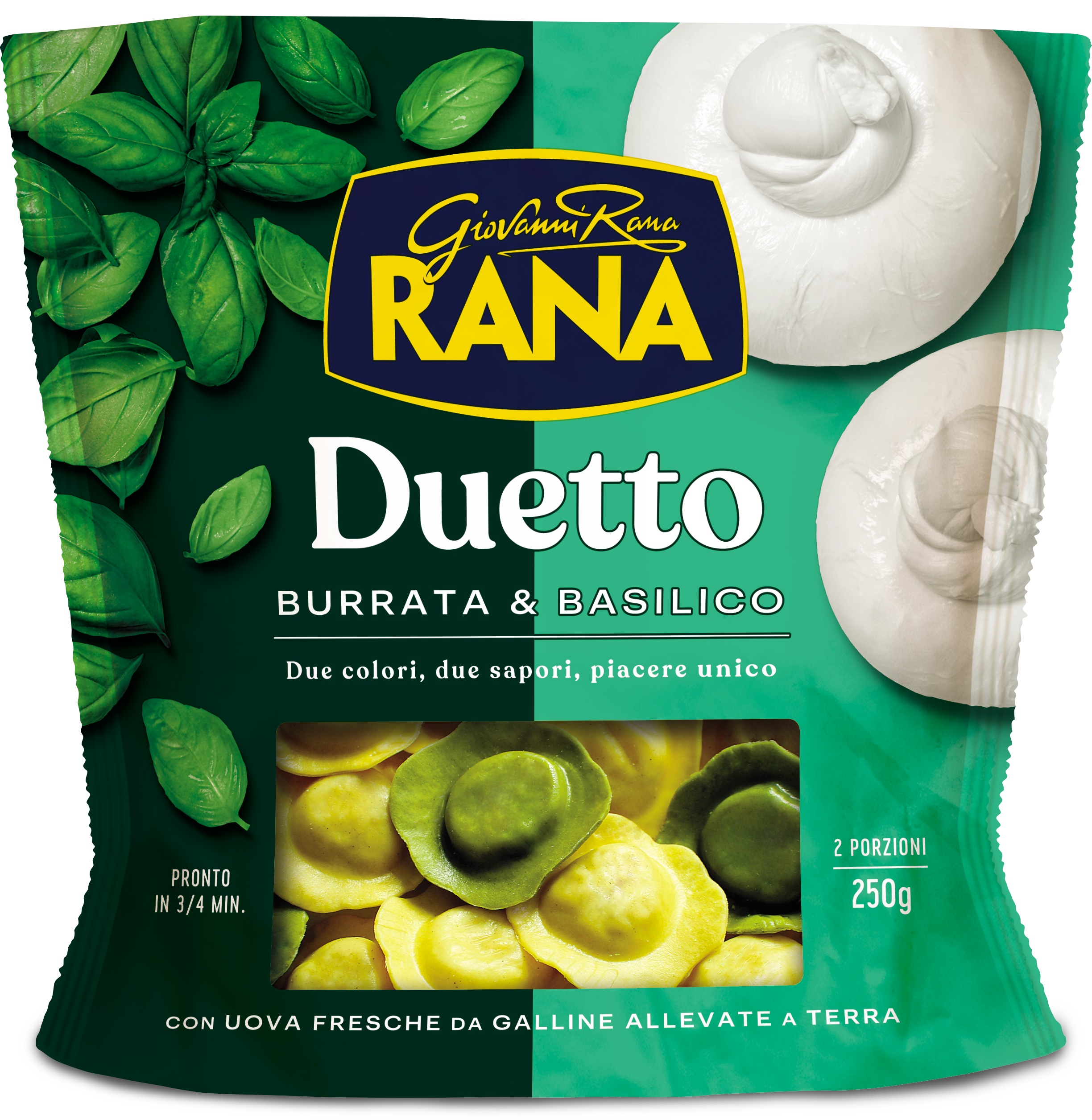 Slika za Testenina duetto burata i bosiljak Rana 250g