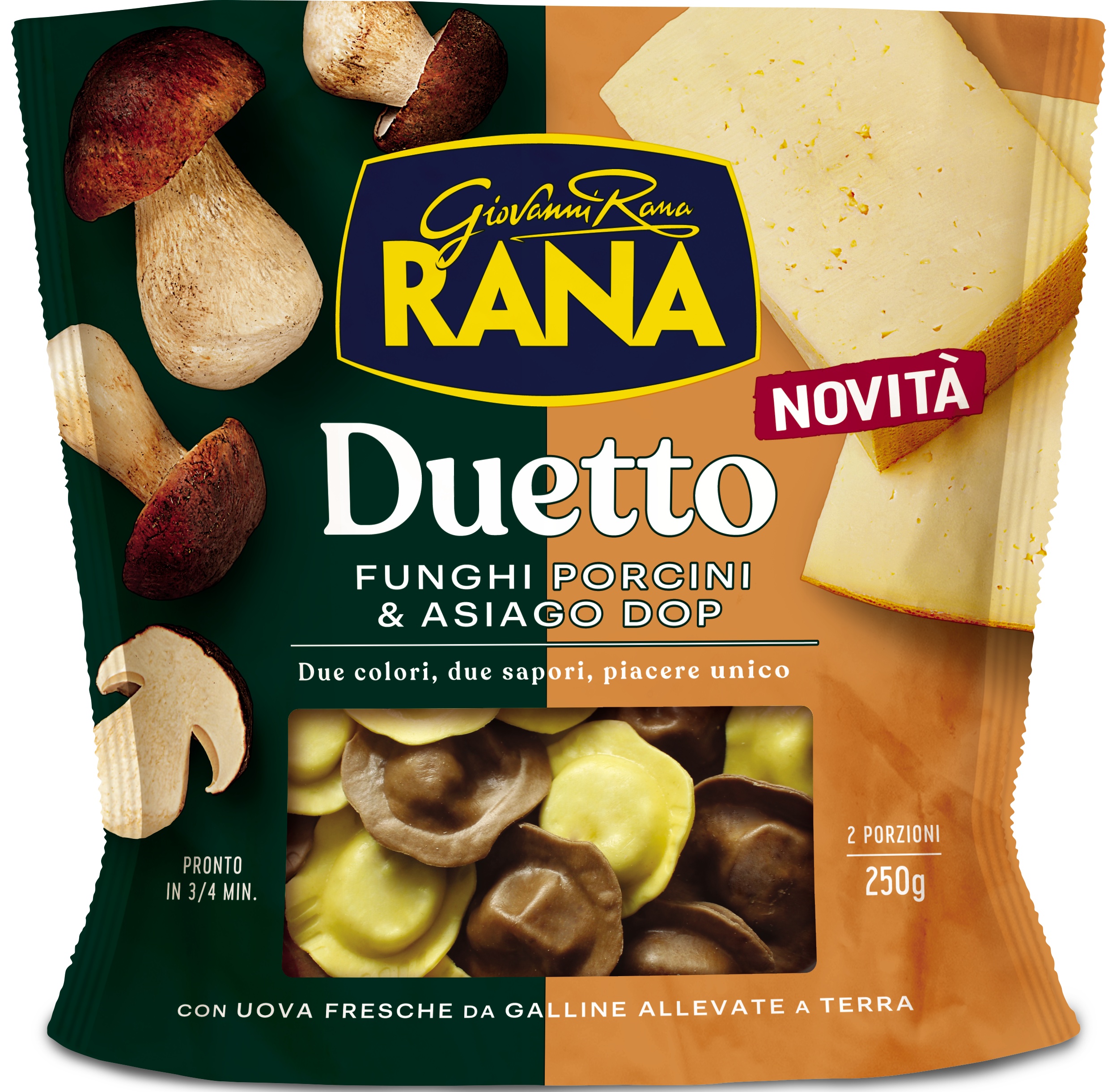 Slika za Testenina duetto pečurke i asiago sir Rana 250g