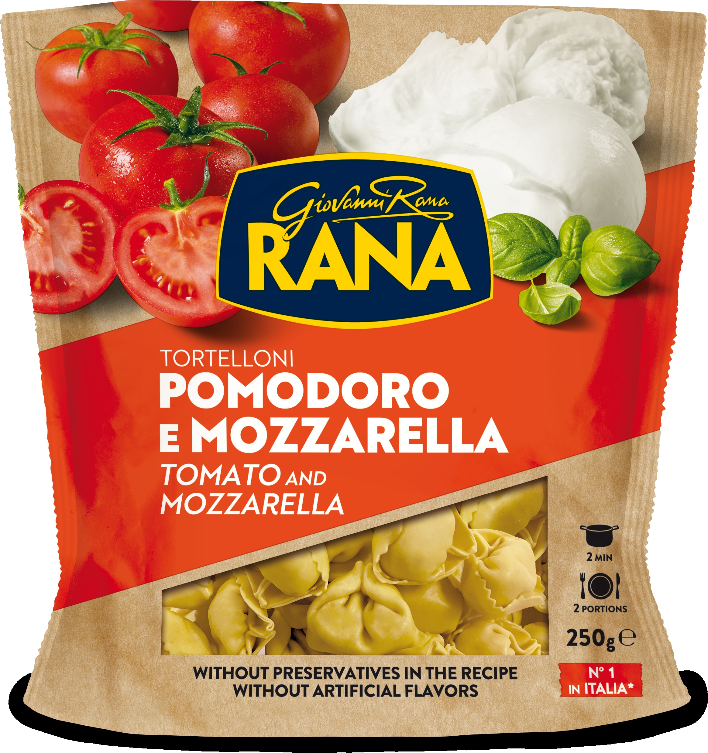 Slika za Testenina tortelini sa paradajzom i mozzarelom Rana 250g