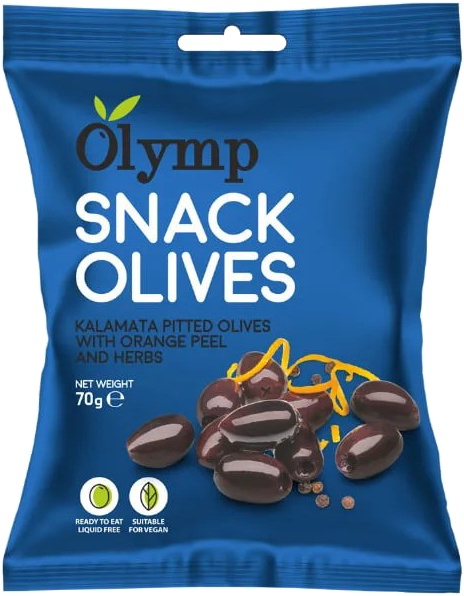 Slika za Snack kalamata masline sa pomorandžinom korom Olymp 70g