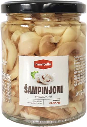 Slika za Šampinjoni rezani Montella 300g
