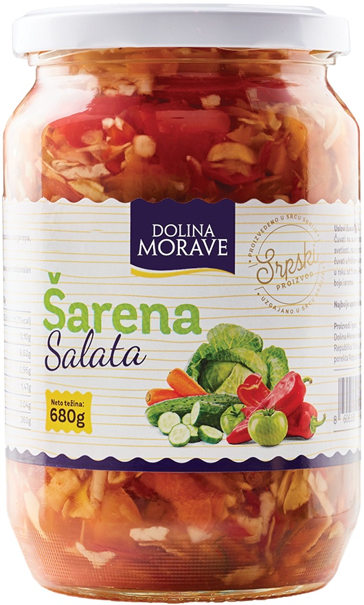 Slika za Šarena salata Dolina Morave 680g