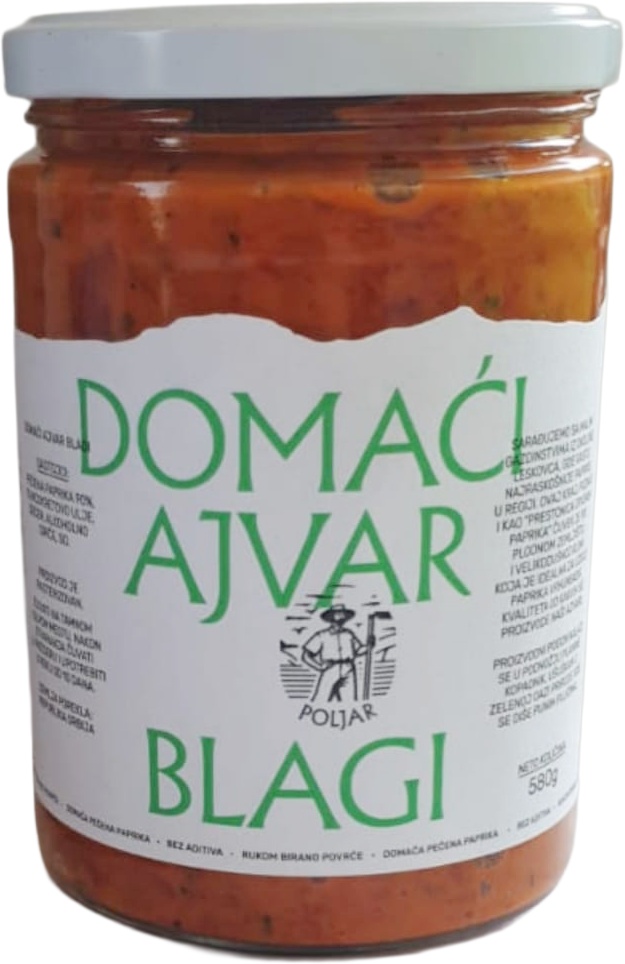 Slika za Ajvar domaći blagi Poljar 580g