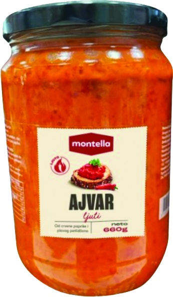 Slika za Ajvar ljuti Montella 680g