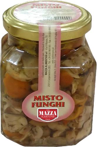 Slika za Mix pečurki u biljnom ulju Mazza 314ml